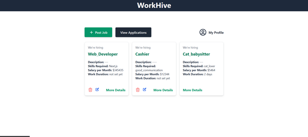 workhive screenshot