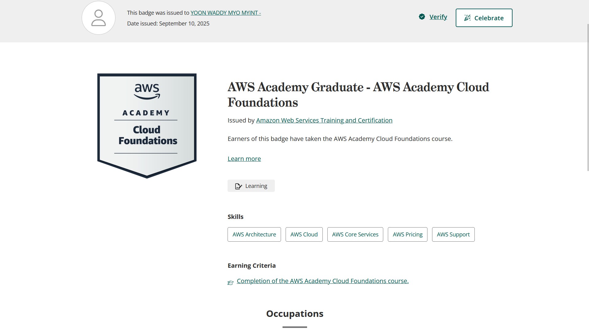 AWS Cloud Foundations