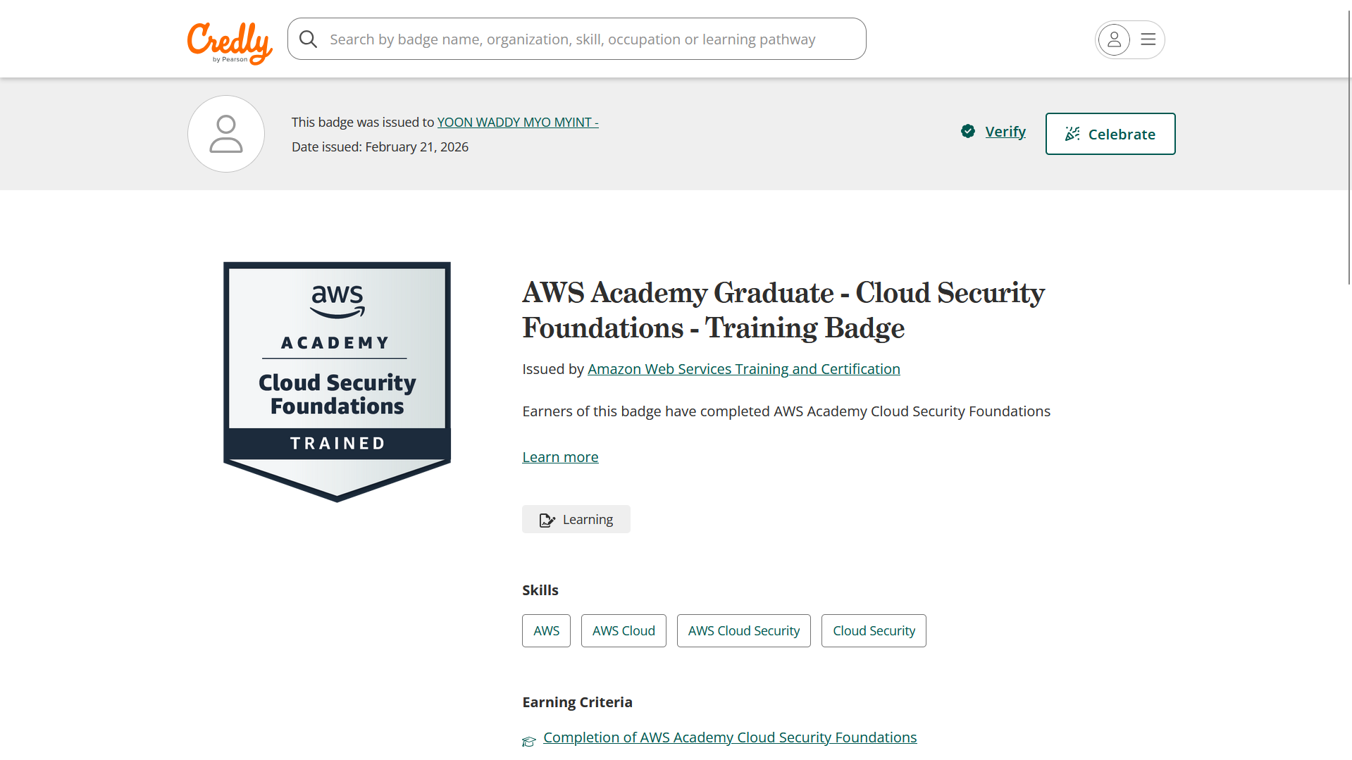 AWS Cloud Security Foundations